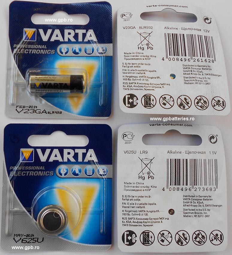 Baterie 625A VARTA (GP Batteries) Professional Electronics